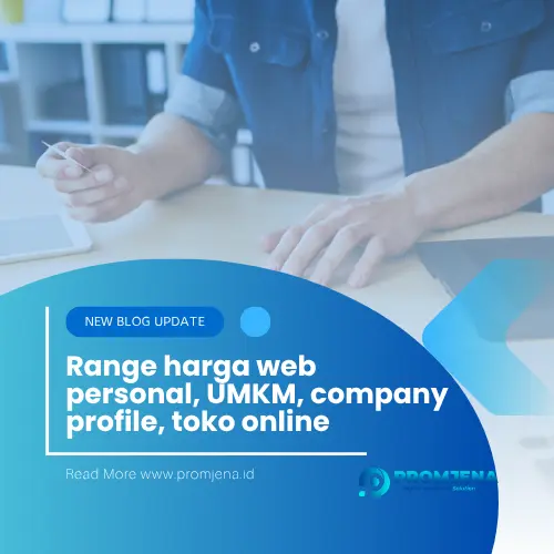 Range harga web personal, UMKM, company profile, toko online
